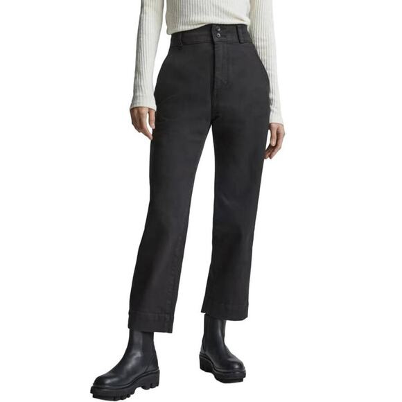 Everlane Women's Organic Straight Leg Pant Black Size 0 NWOT - Picture 7 of 7